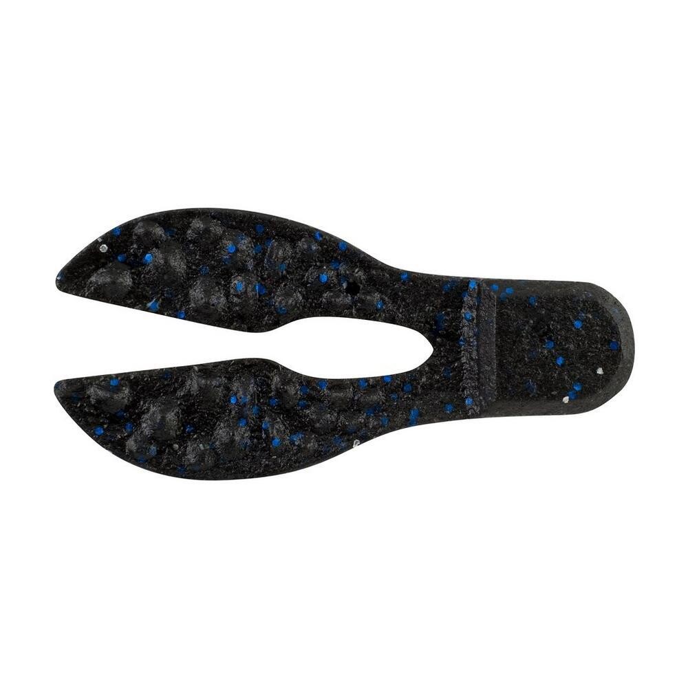 Berkley PBBMC4-BBF Powerbait Meaty Chunk,  3.5&#39;&#39; 6 Pkg Ct, Black Blue Fleck