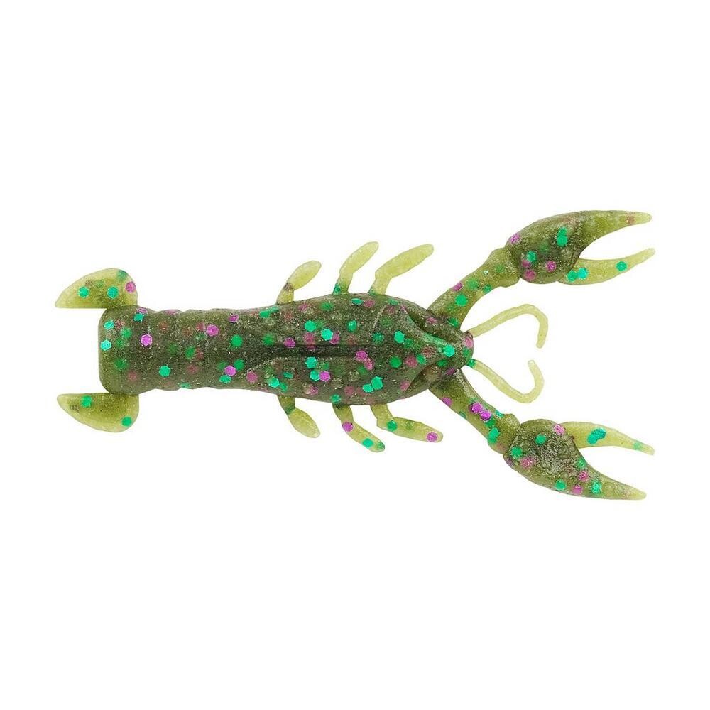 Berkley PBMSLT2.5-WCOR PowerBait MaxScent Lil' Trooper,Backtail 2 1/2"Watermelon Candy