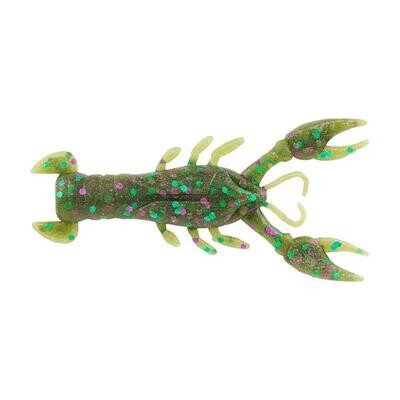Berkley PBMSLT2.5-WCOR PowerBait MaxScent Lil' Trooper,Backtail 2 1/2"Watermelon Candy