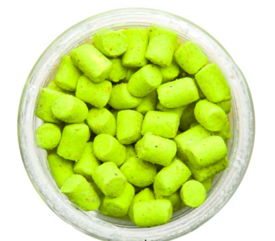 Berkley SCSN-NC PowerBait Crappie Nibbles Neon Chartreuse 2.38oz Jar