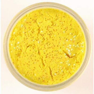Berkley STBGY PowerBait Glitter Trout Bait Yellow 1.75oz Jar