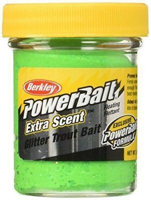 Berkley STBGC PowerBait Glitter Trout Bait Chartreuse 1.75oz Jar