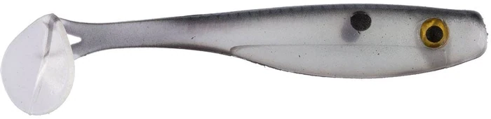 Big Bite 35SWTM-05 Suicide Shad Soft Swimbait, 3 1/2", Pearly Shad