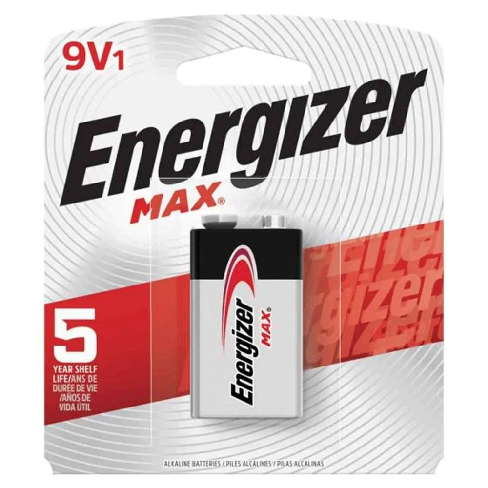 Energizer Max Alkaline 9V Battery 1Pk