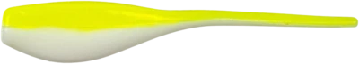 Bobby Garland BS1905-18 Baby Shad 2", Bone White/Chartreuse, 18/Bag