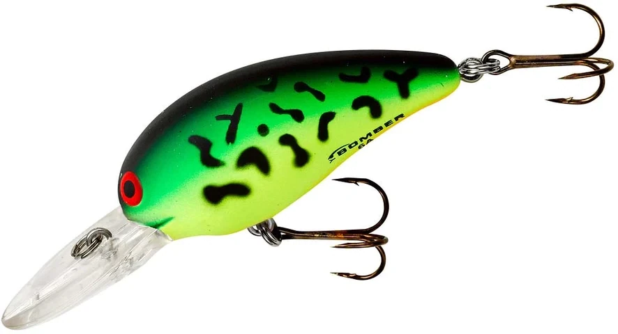 Bomber  Model A Crankbait, 2 1/8&quot;, 3/8 oz, Firetiger, Floating