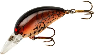 Bomber B05AXC4 Model A Crankbait, 1 7/8", 1/5 oz, Darkbrown
