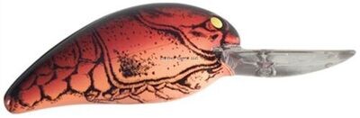 Bomber B06AXC5 Model A Crankbait, 2 1/8", 3/8 oz, Red Craw/Orange