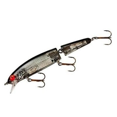 Bomber B15JXSI Jointed Long A Minnow Jerkbait 4.5&quot;, 5/8oz, Silver