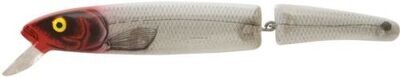 Bomber BSW17JXSI04 Jointed Magnum Long A Minnow, 7&quot;, 1 7/8 oz, Silver