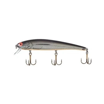 Bomber Long A Minnow Jerkbait, 4 1/2&quot;, 1/2 oz, Chromeom/Black/Orange