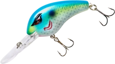 Booyah BYST429 Streak Crankbait, 3 5/8&quot; 2oz, Silver Blue Citrus