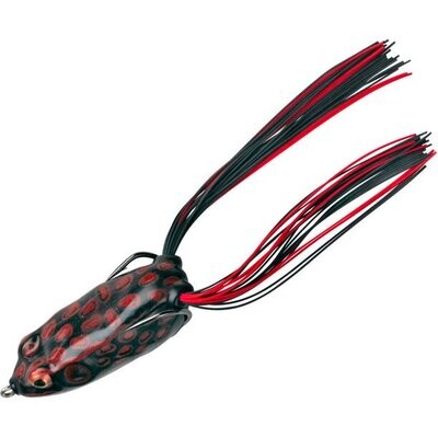 Booyah BYPC3905 Pad Crasher Hollow Body Frog, 2 1/2&quot;, 1/2 oz, Kuro Frog