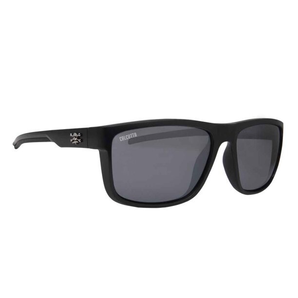 Calcutta H1SM Hampton Sunglasses Matte Black Frame Silver Mirror Lens