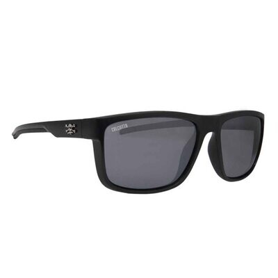 Calcutta H1SM Hampton Sunglasses Matte Black Frame Silver Mirror Lens