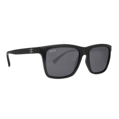 Calcutta IMB1SM Intruder Sunglasses Matte Black Frame Silver Mirror Lens