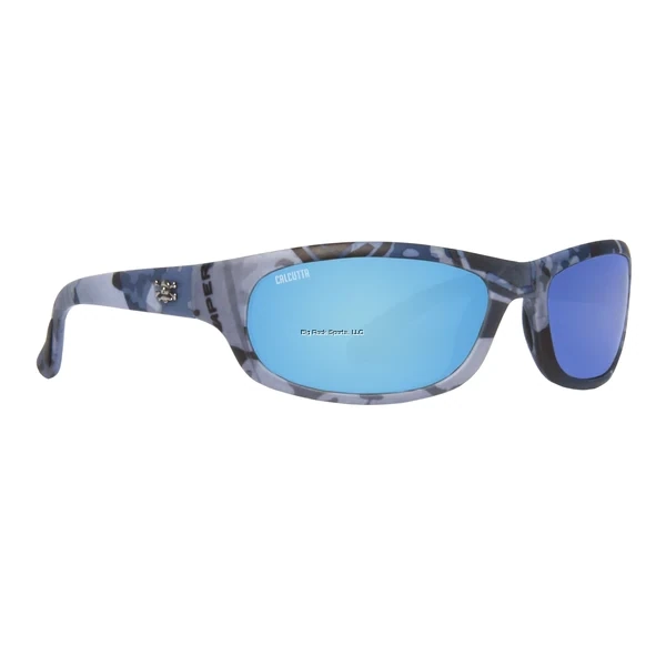 Calcutta SH1BMTTBC Steelhead Sunglasses True Timber Blue Camo/Blue Mirror 63mm Lens