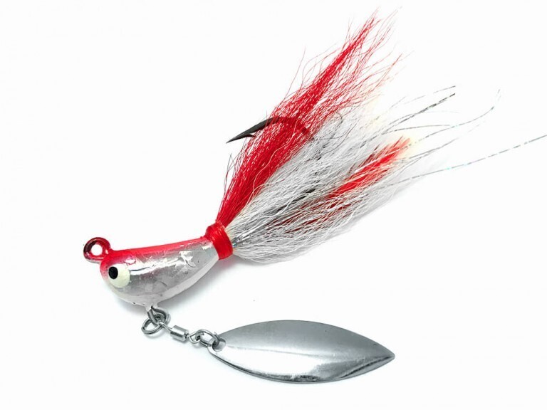 Capt mac 1oz red/white bucktail