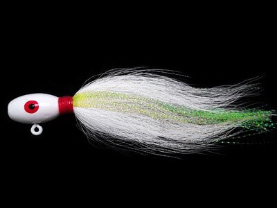 Capt. Mack Jig 3/8oz Wht/Chrt