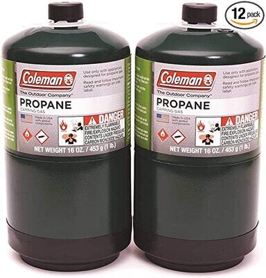 Coleman All-Purpose Cylinder, 16.4oz Propane Gas