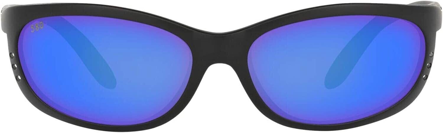 Costa FA11OBMGLP Fathom Sunglasses 580G Blue Mirror, Matte Black Nylon