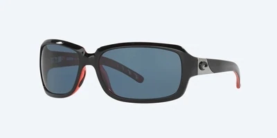Costa IB32OGP Isabela Sunglasses 580P Gray, Black Coral Nylon Frame