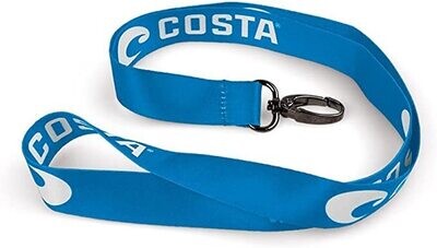 Costa Lanyard Blue (White Logo)