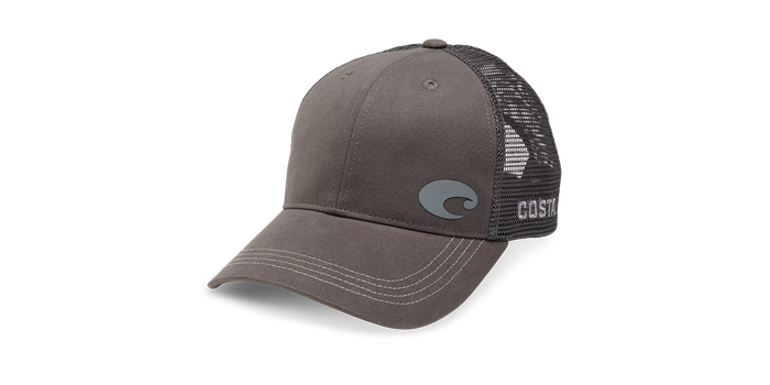 Costa Offset Logo Hd Trucker Hat Graphite