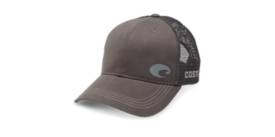 Costa Offset Logo Hd Trucker Hat Graphite