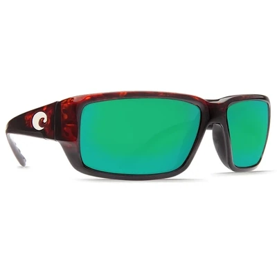 Costa TF10OGMGLP Fantail Sunglasses 580G Green Mirror, Tortoise Nylon