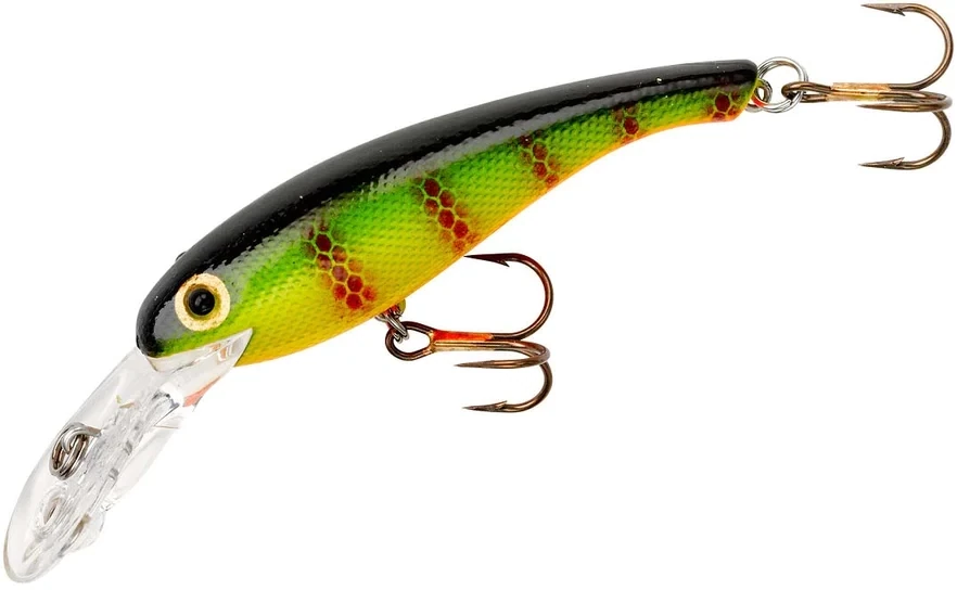 Cotton Cordell  Wally Diver Crankbait, 2 1/2&quot;, 1/4 oz, Perch, Floating