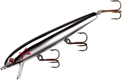 Cotton Cordell C0904 Red Fin, 5&quot;, 5/8 oz, Chrome/Blackback, Floating