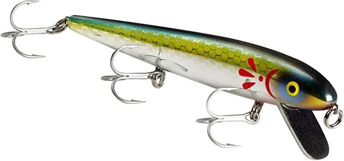 Cotton Cordell C09601 Red Fin, 5" Chrome Herring
