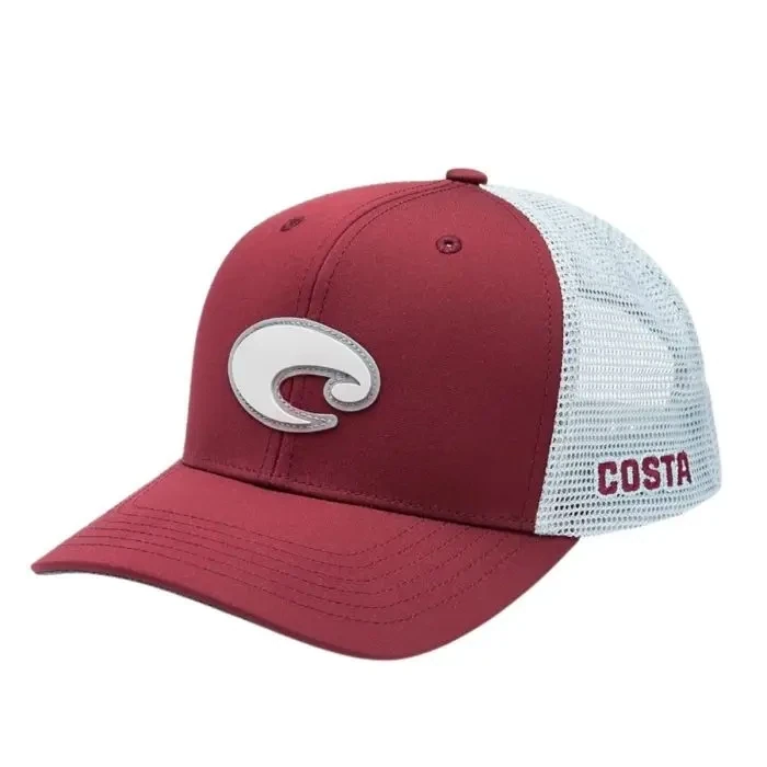 Costa core performance trucker maroon