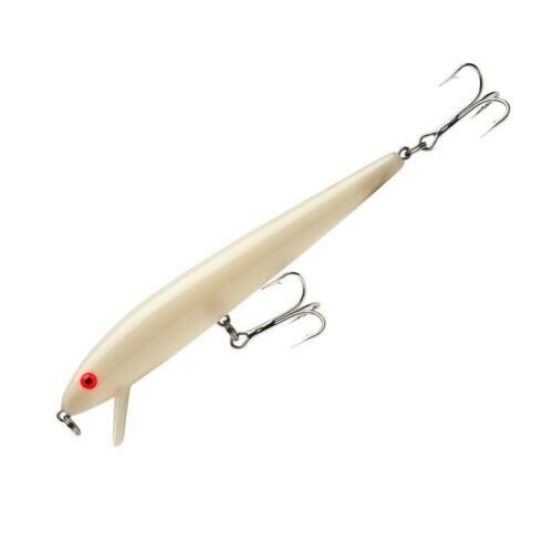 Cotton Cordell C10BONE Red Fin, 7&quot;, 1 oz, Bone, Floating