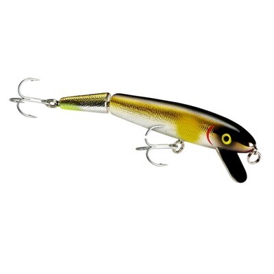 Cotton Cordell CJ9600 Jointed Red Fin, 5&quot;, Black Chrome Ayu