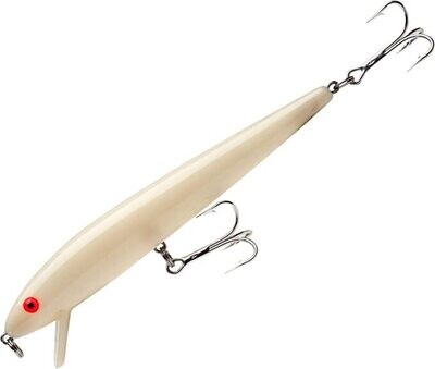 Cotton Cordell CD928 Deep Diving Red Fin, 5&quot;, 5/8 oz, Pearl/Head, Floating