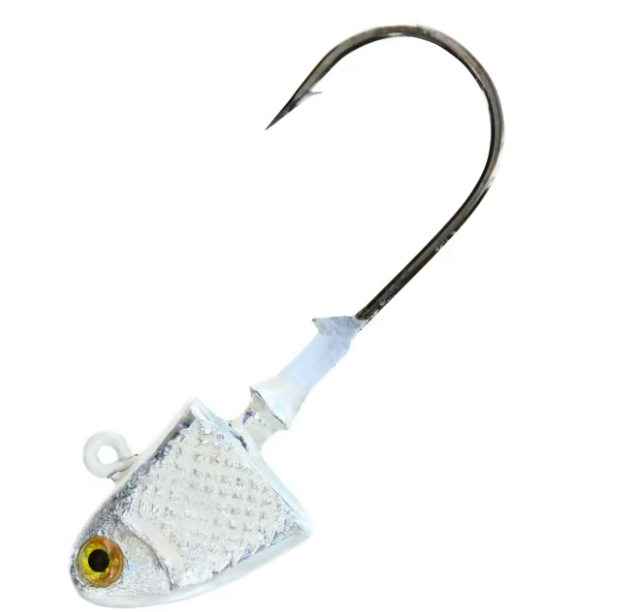 Crystal Shad Jighead 2 oz Silver Shad