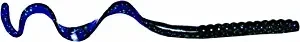 Culprit C720-19 Original Worm, 7 1/2", Electric Blue Lightning, 18 Pk