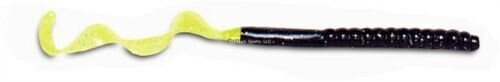 Culprit C720-25 Original Worm, 7 1/2", Black/Chartreuse Tail, 13 Pk