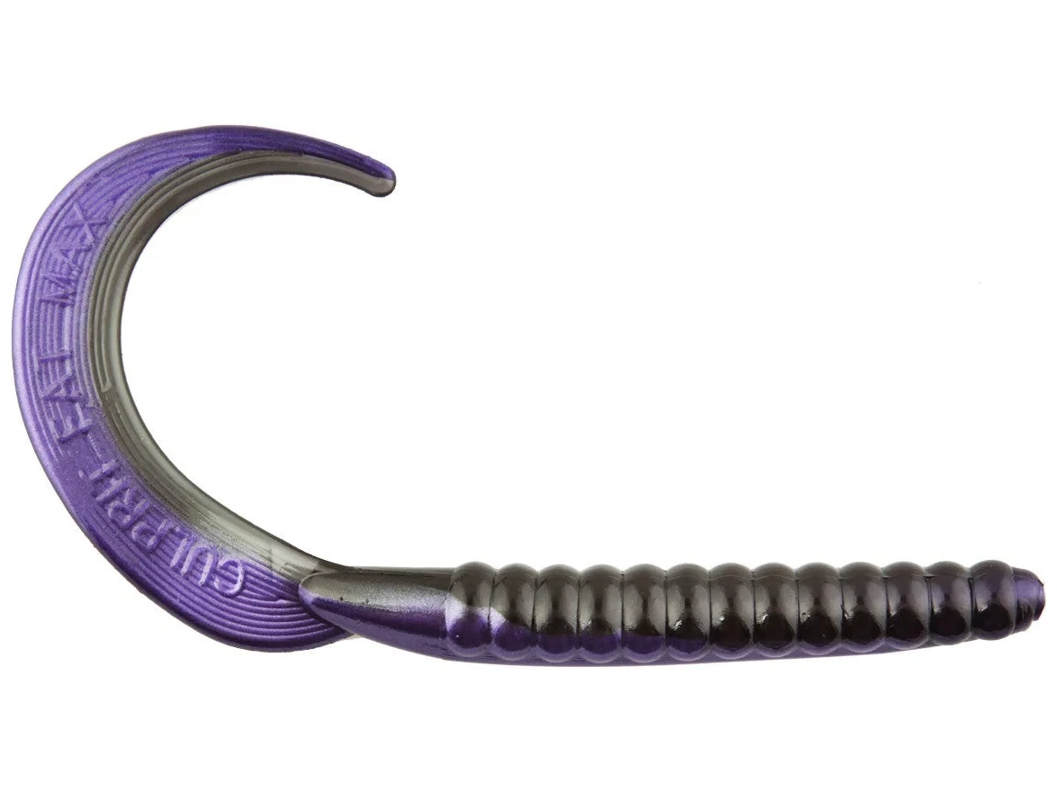 Culprit MAX-06 Fat Max Worm, 7" Grape Shad, 10 Pk