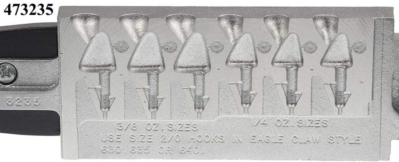 DO-IT Style "9" Shad Head Jig Mold