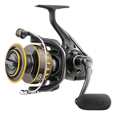 Daiwa BG4000 Black Gold (BG) Saltwater Spinning Reel 4000, front Drag, 6BB 1RB, 5.7:1 ratio