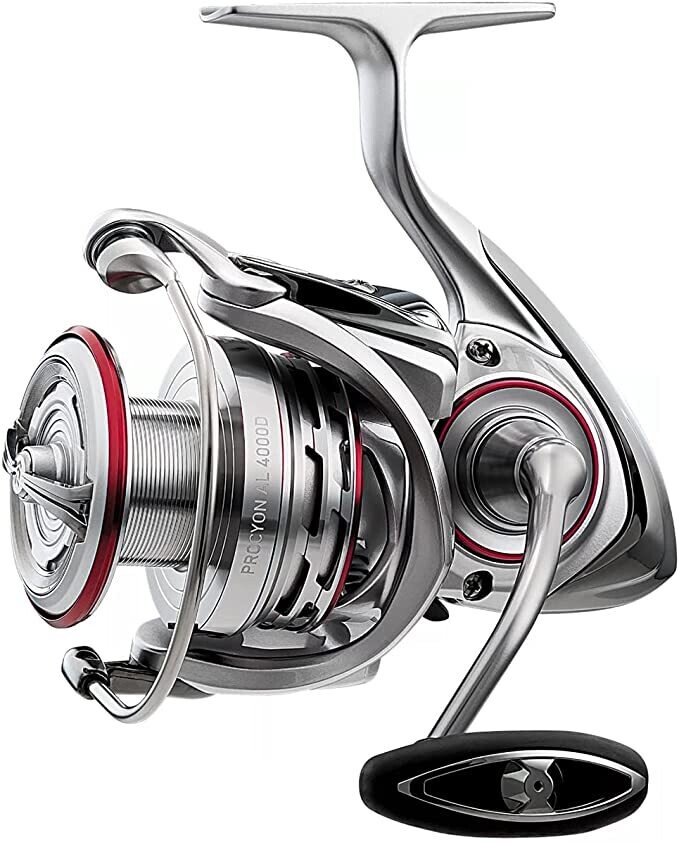 Daiwa PCNALT2000D Procyon AL Spinning Reel, 6BB+1RB, 5.3:1, Braid 8/280, 10/215, 11lbs of Drag