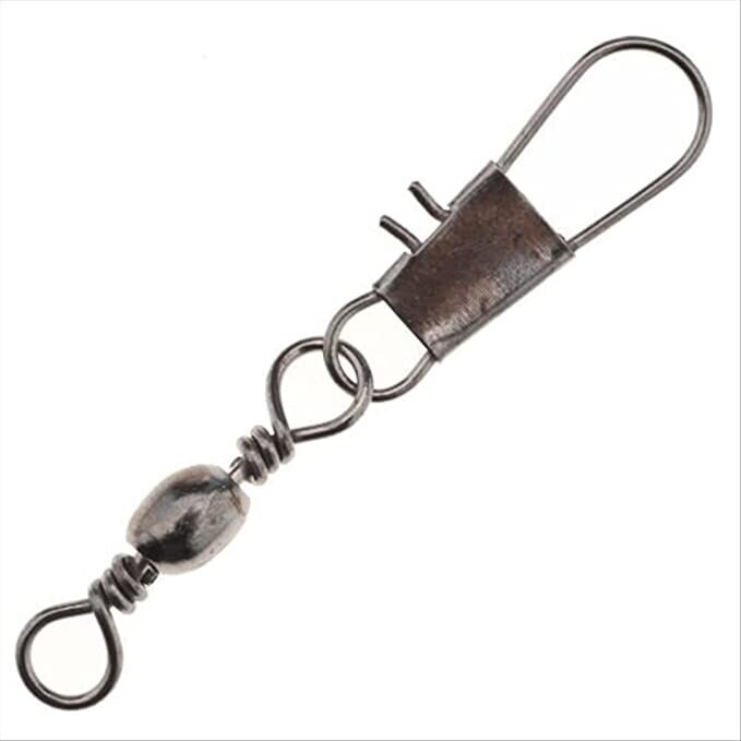 Eagle Claw Lazer Barrel Swivel w/Interlock Snap Value Pack #12 20Pk