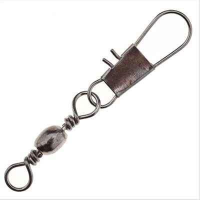Eagle Claw Lazer Barrel Swivel w/Interlock Snap Value Pack #12 20Pk