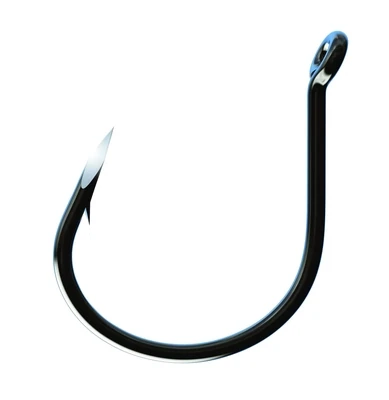 Eagle Claw TK97-1 Trokar Wacky Worm Hook, Size 1, Forged, Wide Gap