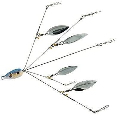 Eco Pro RT-BURSTTENJR Tungsten Roll Tide Junior Umbrella Rig, Burst Tennessee Shad