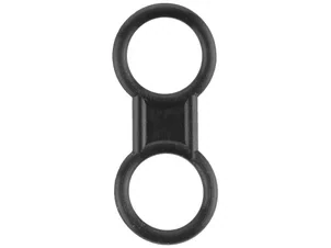 FRENZY Wacky Saddle O&#39;Rings Large Black 25pk