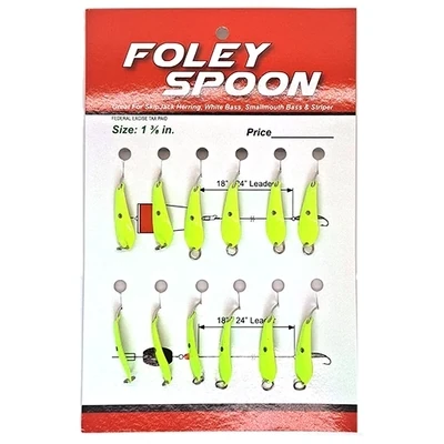 Foley Spoon Chartreuse  1-3/8